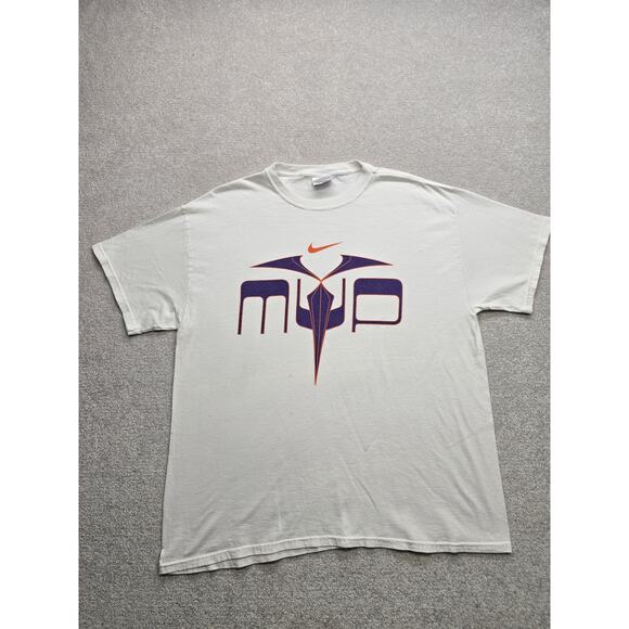 Vintage Y2K Phoenix Suns Steve Nash MVP Nike T Shirt Men's Size XL - Picture 1 of 8